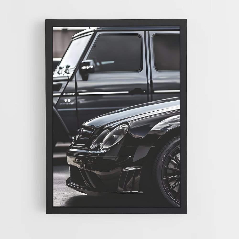 Poster Clk amg magnifique black series – affiche Mercedes (vue 2)